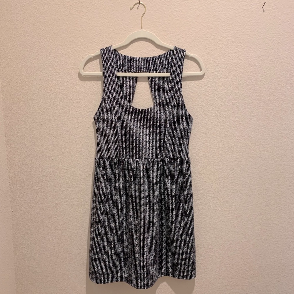Silence + Noise black and white sleeveless dress